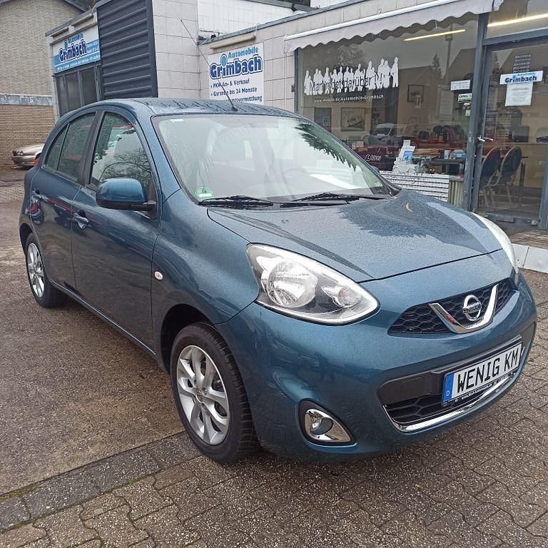 Blau Gebraucht 2016 Nissan Micra Acenta+ Limousine | 6.950 € (Fairer Preis) - Bild 1/4