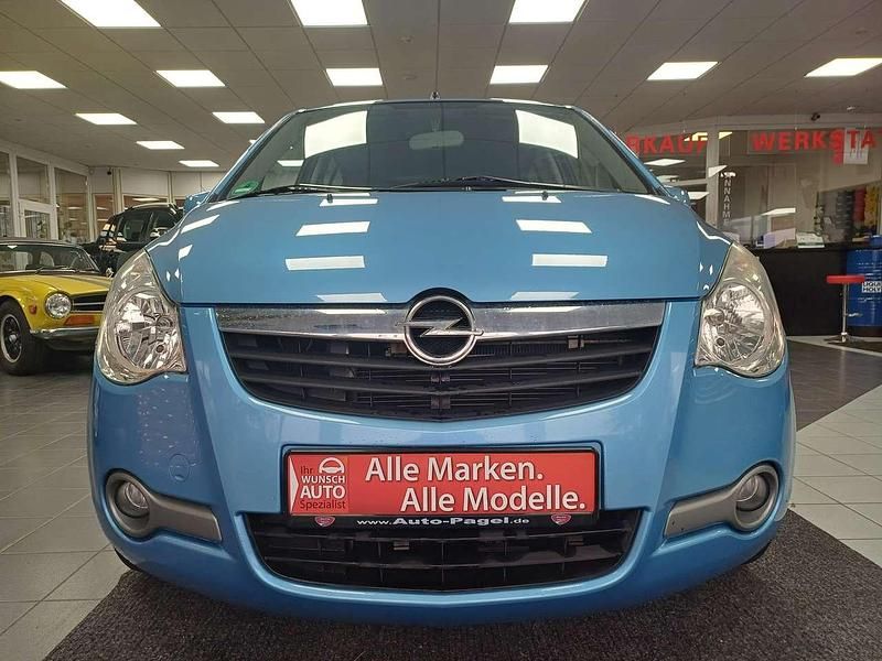 Gebraucht Opel Agila Edition 65 PS (47 kW) 2010 Blau Kleinwagen