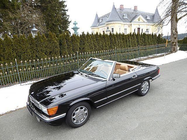 Gebraucht Mercedes 560 227 PS (166 kW) 1987 Schwarz Cabrio