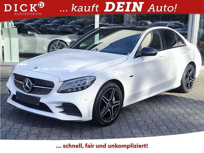 Weiß Gebraucht 2021 Mercedes C300e Night Limousine | 28.450 € (Guter Preis) - Bild 1/4