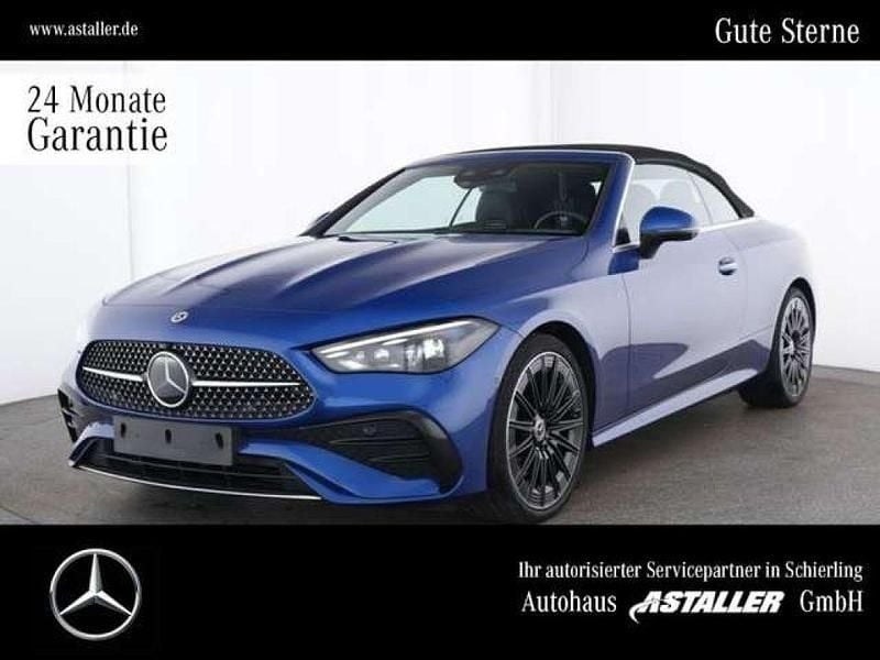Metalliclack spektralblau (metallic) Gebraucht 2024 Mercedes 220 Advanced Cabrio | 56.899 € - Bild 1/4