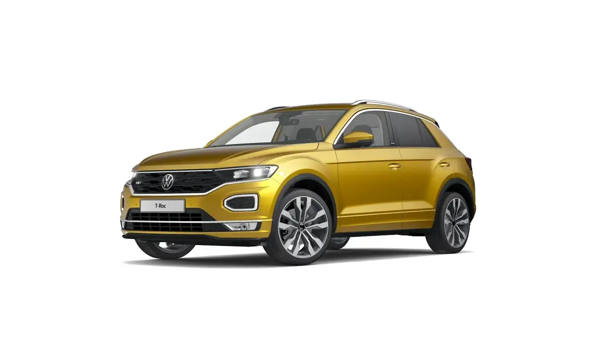 Usata VW T-Roc Active 150 CV (110 kW) 2022 Giallo SUV