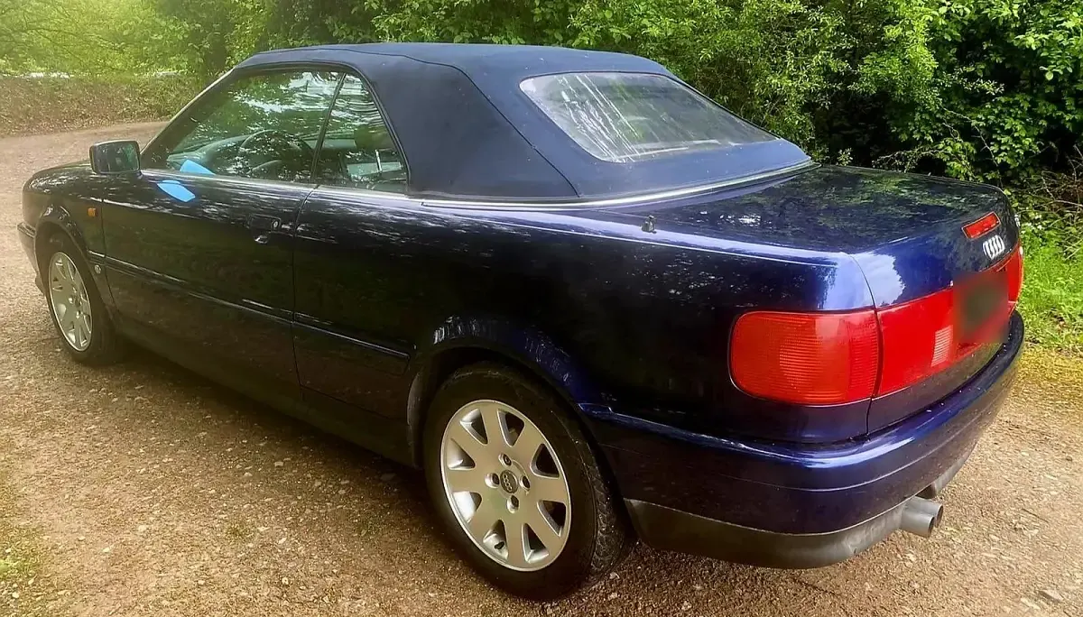 Gebraucht Audi 80 150 PS (110 kW) 1998 Blau Cabrio