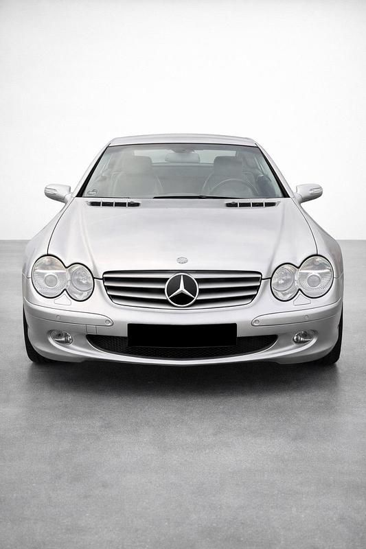 Silber Gebraucht 2004 Mercedes SL500 Cabrio | 25.900 € (Teuer) - Bild 1/4