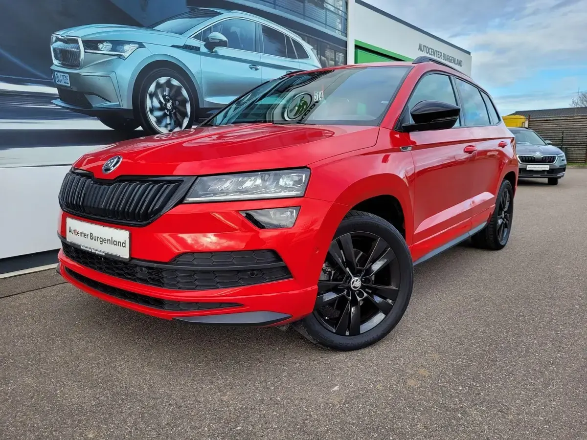 Gebraucht Skoda Karoq SportLine 150 PS (110 kW) 2019 Rot SUV