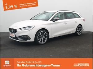 Gebraucht Seat Leon ST FR 150 PS (110 kW) 2022 "candy" weiss Kombi