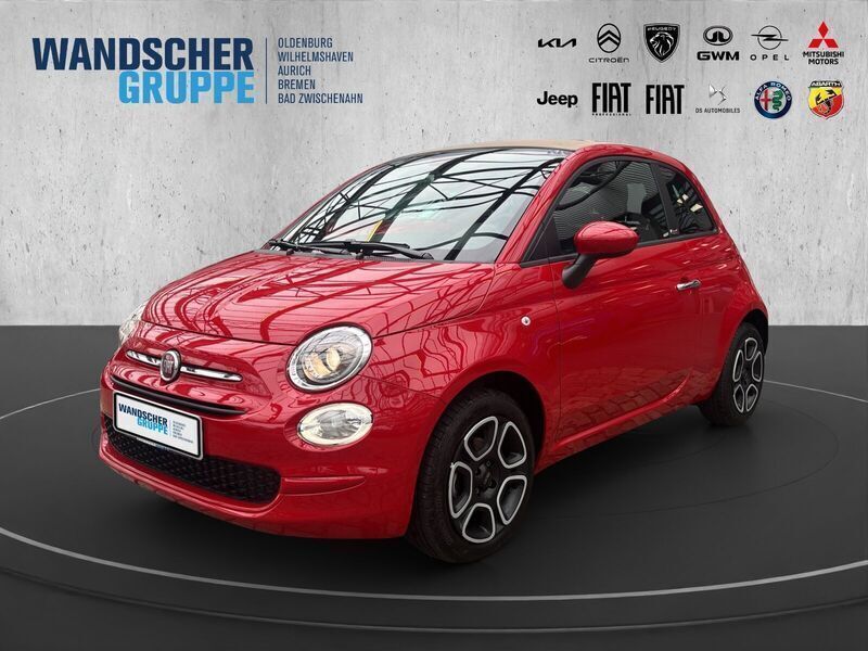 Rot Gebraucht 2023 Fiat 500C Club Cabrio | 12.690 € (Superpreis) - Bild 1/4