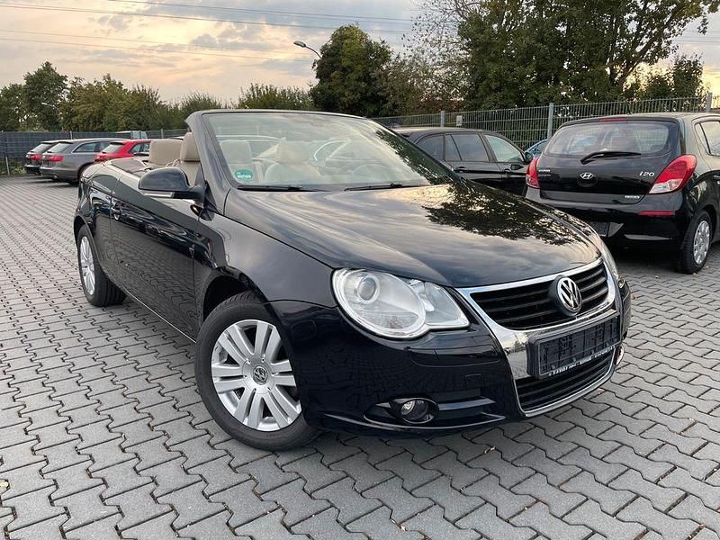 Schwarz Gebraucht 2008 VW Eos Cabrio | 3.999 € (Guter Preis) - Bild 1/4