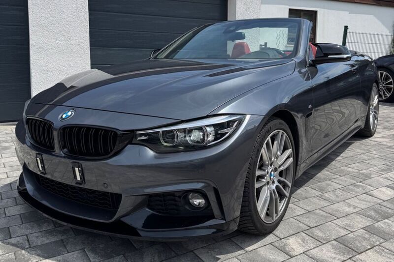 Grau Gebraucht 2018 BMW 430 Cabriolet M Sport Cabrio | 27.300 € (Guter Preis) - Bild 1/4