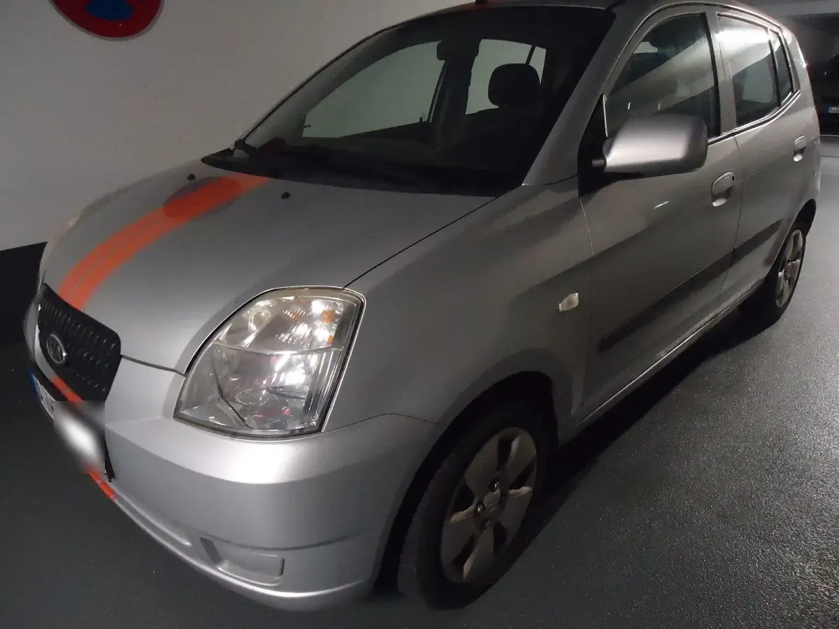 Gebraucht Kia Picanto 65 PS (47 kW) 2005 Silber Kleinwagen
