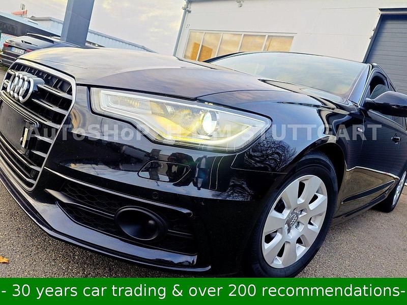 Schwarz Gebraucht 2014 Audi A6 S-Line Kombi | 10.498 € (Superpreis) - Bild 1/4