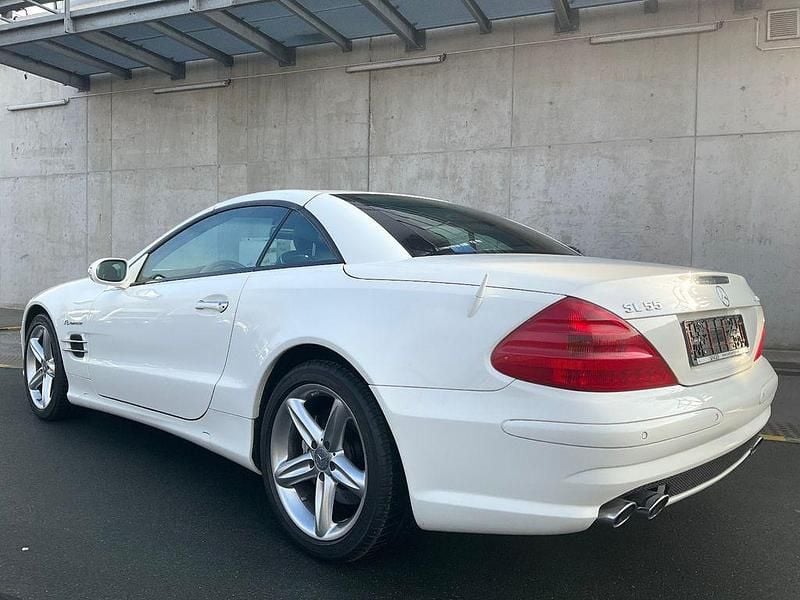 Gebraucht Mercedes SL500 306 PS (225 kW) 2003 Weiß Cabrio