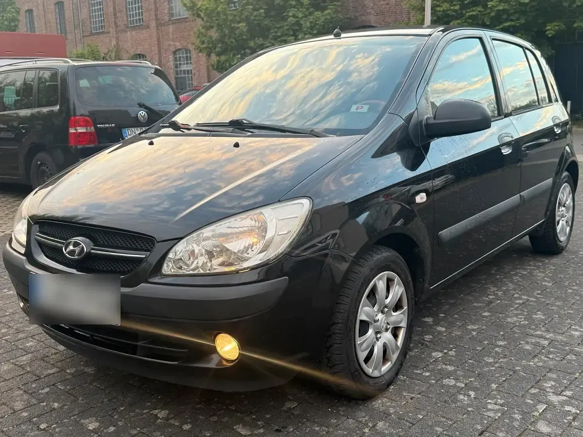 Gebraucht Hyundai Getz 67 PS (49 kW) 2008 Schwarz Kleinwagen