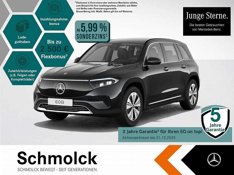 Schwarz Gebraucht 2024 Mercedes EQB300 Progressive SUV | 43.900 € - Bild 1/4