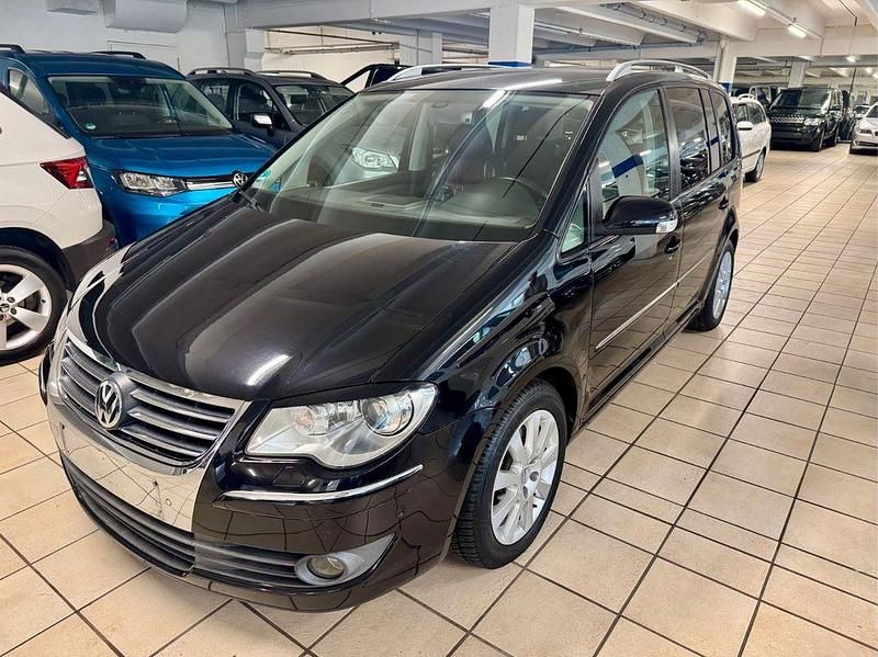 Schwarz Gebraucht 2007 VW Touran Highline Van / Kleinbus | 4.999 € (Fairer Preis) - Bild 1/4