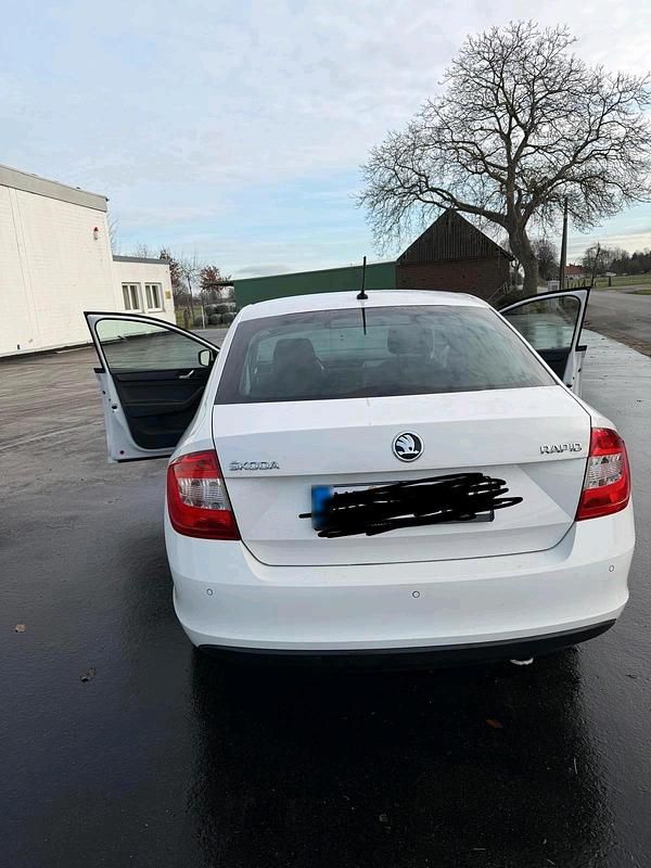 Gebraucht Skoda Rapid 90 PS (66 kW) 2016 Weiß Kleinwagen