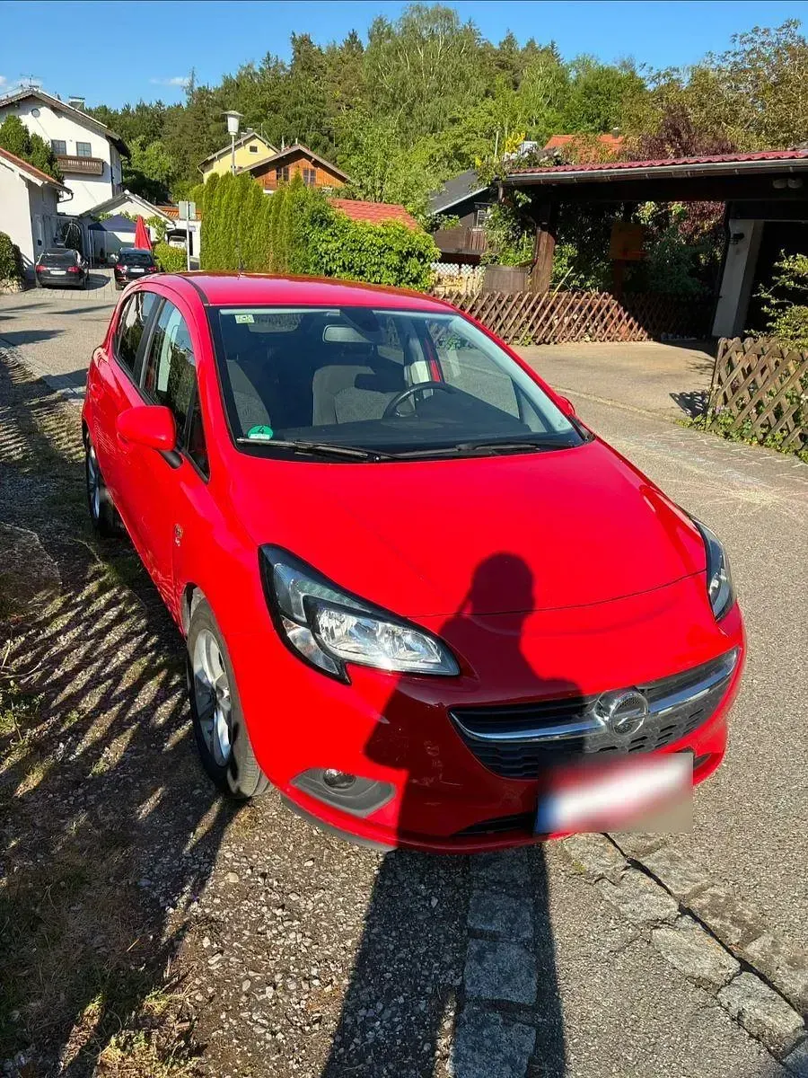 Gebraucht Opel Corsa Edition 101 PS (74 kW) 2018 Rot Kleinwagen