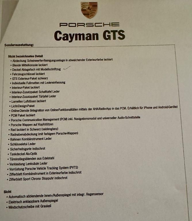 Gebraucht Porsche Cayman GTS 340 PS (250 kW) 2015 Rot Coupé