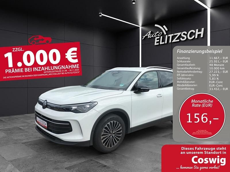 Pure white Gebraucht 2025 VW Tiguan Goal SUV | 38.890 € - Bild 1/3