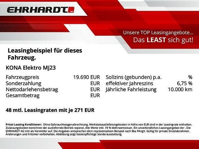 Gebraucht Hyundai Kona 100 kW (136 PS) 2023 Blau SUV