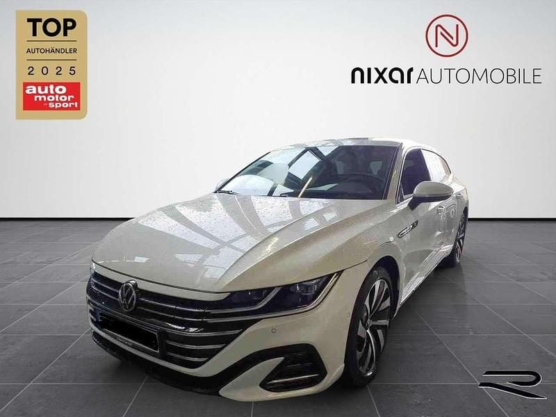 Oryxweiß perlmutteffekt Gebraucht 2022 VW Arteon R-line Kombi | 32.480 € (Fairer Preis) - Bild 1/4