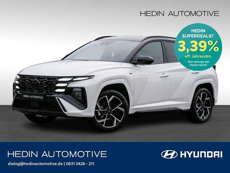 Schwarz Gebraucht 2024 Hyundai Tucson N Line SUV | 33.250 € (Fairer Preis) - Bild 1/4