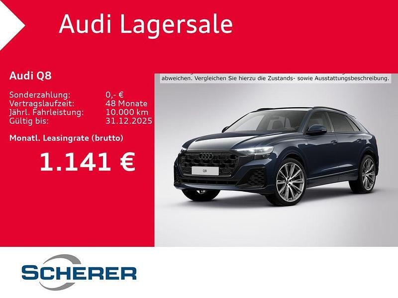 Blau Neu 2025 Audi Q8 Sport SUV | 101.390 € - Bild 1/4