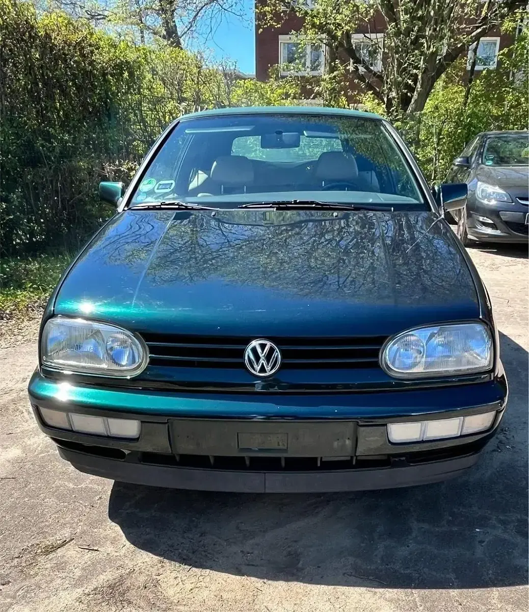 Gebraucht VW Golf Cabriolet 90 PS (66 kW) 1996 Grün Cabrio