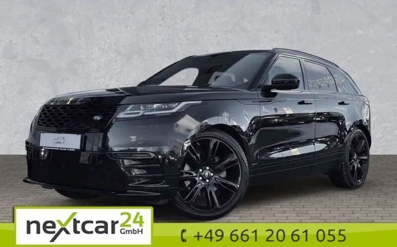Black metallic Gebraucht 2020 Land Rover Range Rover Velar R-Dynamic SUV | 49.990 € - Bild 1/4