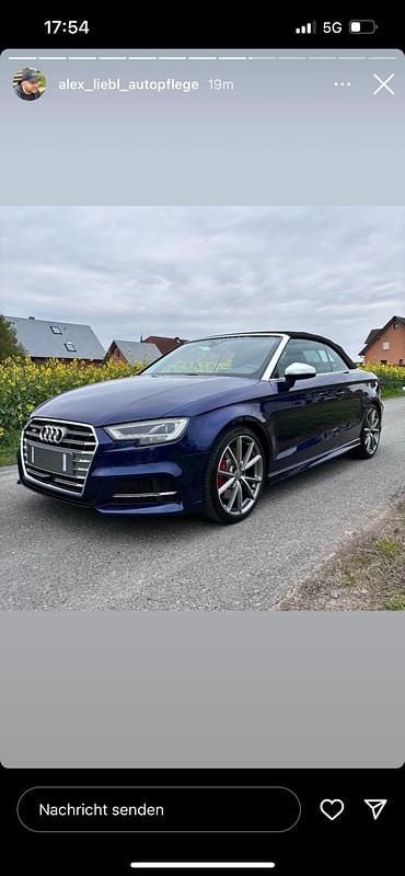 Gebraucht Audi S3 Cabriolet 300 PS (220 kW) 2019 Blau Cabrio