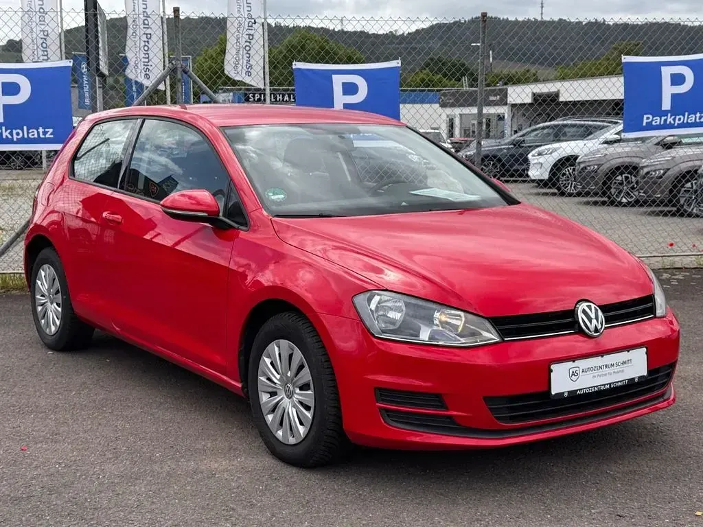 Usata VW Golf VII Trendline 86 CV (63 kW) 2014 Rosso Berlina