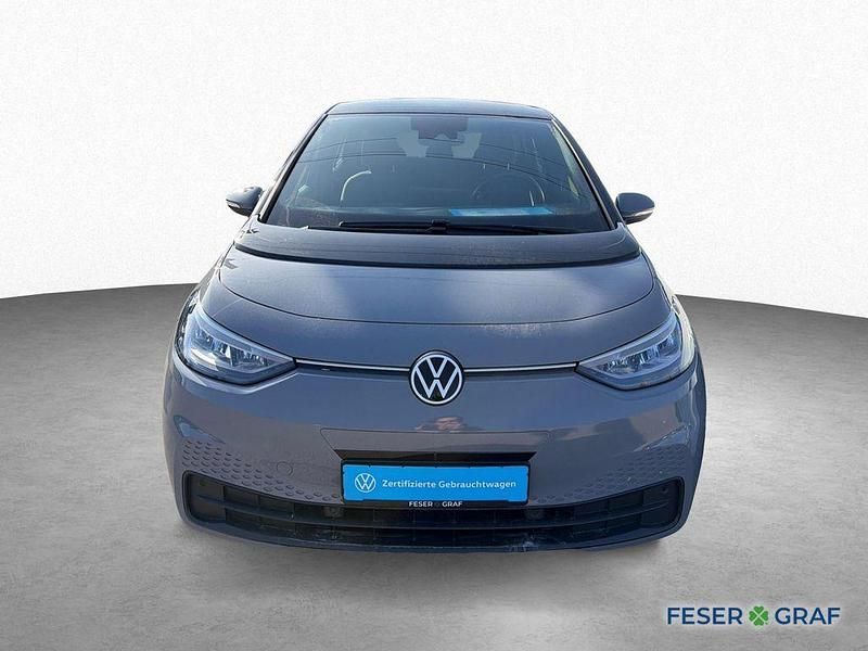 Gebraucht VW ID.3 Pure 110 kW (150 PS) 2022 Mondsteingrau schwarz Kleinwagen