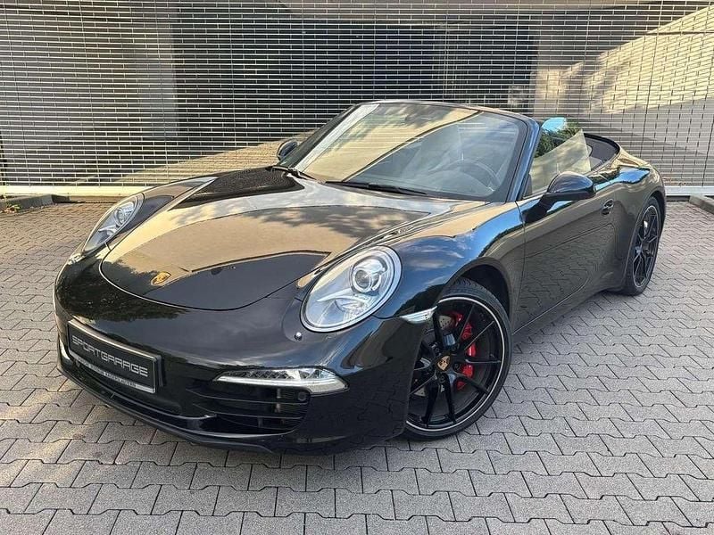 Basaltschwarz met. Gebraucht 2013 Porsche 911 Carrera S Cabriolet Cabrio | 99.960 € (Guter Preis) - Bild 1/4