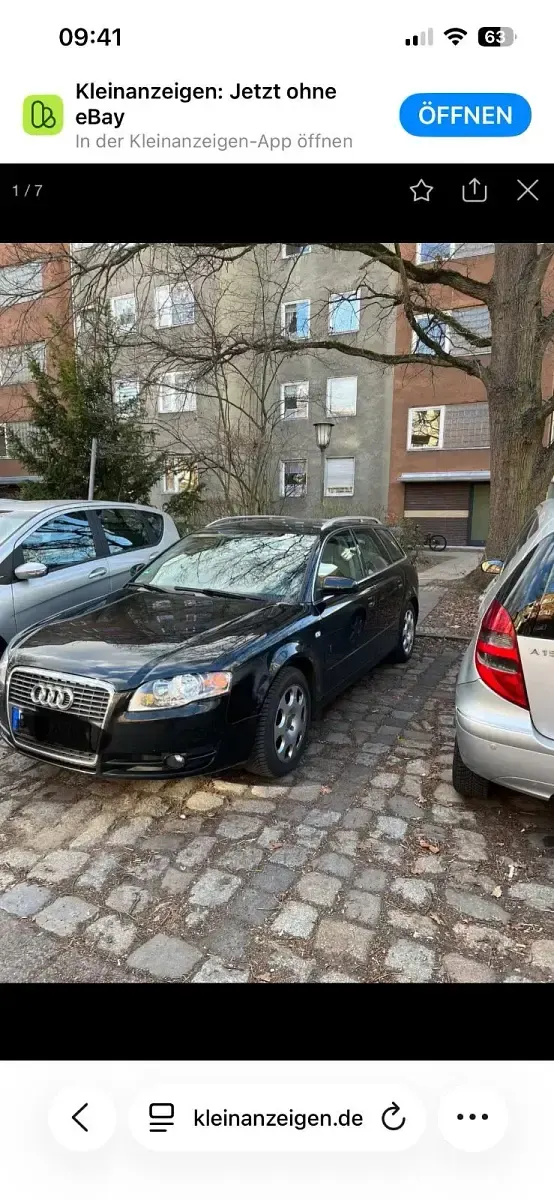 Gebraucht Audi A4 140 PS (102 kW) 2005 Schwarz Kombi