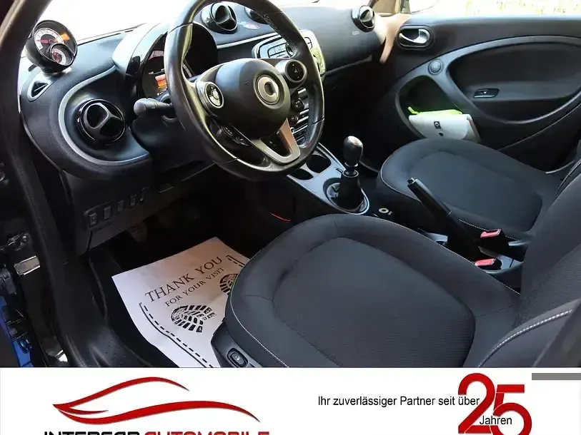 Gebraucht Smart ForFour Passion 90 PS (66 kW) 2015 Blau Kleinwagen