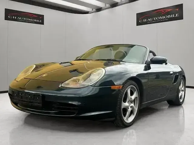 Brugt Porsche Boxster 228 HK (167 kW) 2003 Grøn Cabriolet