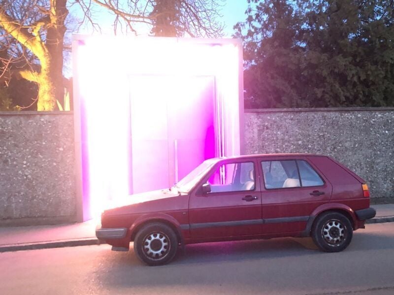 Rot Gebraucht 1991 VW Golf II Limousine | 3.800 € - Bild 1/4