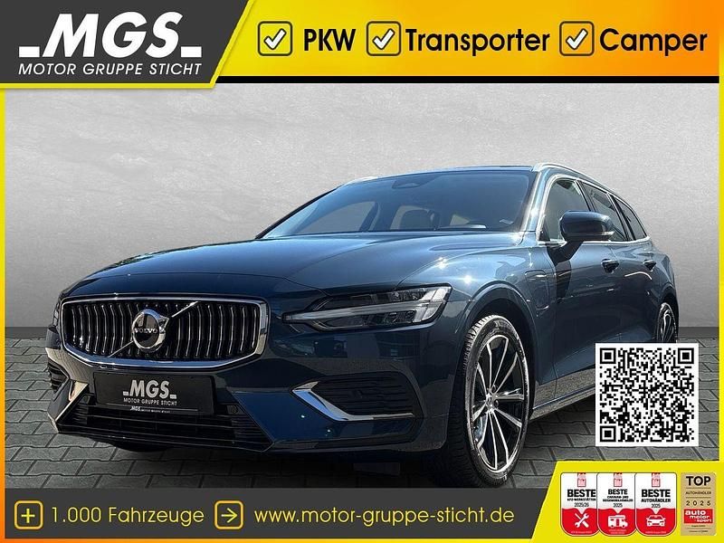 Denim blue metallic Gebraucht 2024 Volvo V60 Core Kombi | 56.900 € - Bild 1/4