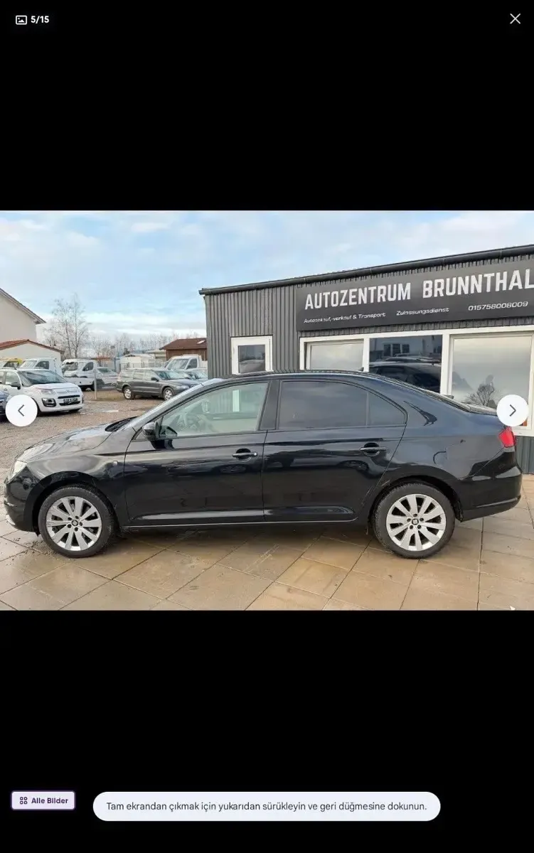 Gebraucht Seat Toledo 105 PS (77 kW) 2015 Schwarz Kleinwagen