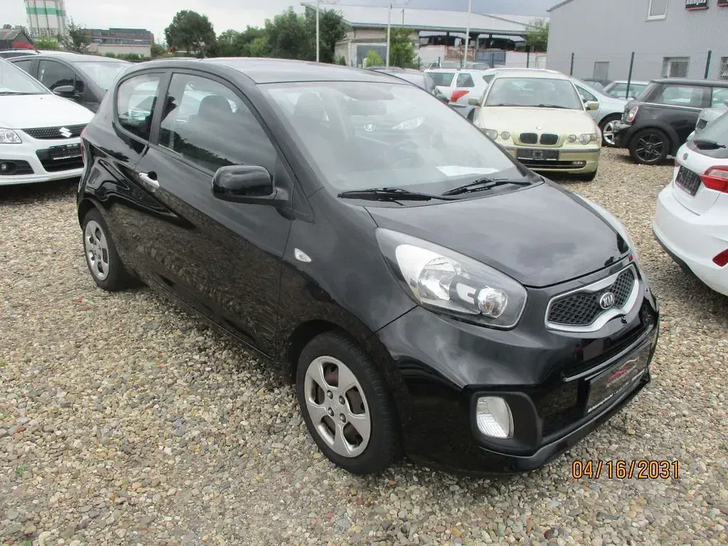 Gebraucht Kia Picanto Edition 7 69 PS (50 kW) 2013 Schwarz Kleinwagen