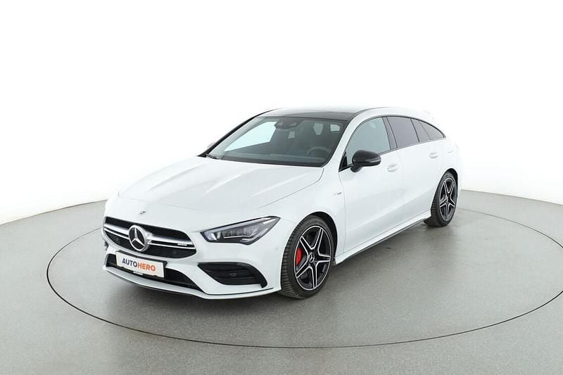 Weiß Gebraucht 2021 Mercedes CLA35 AMG Shooting Brake AMG Kombi | 37.520 € (Guter Preis) - Bild 1/3