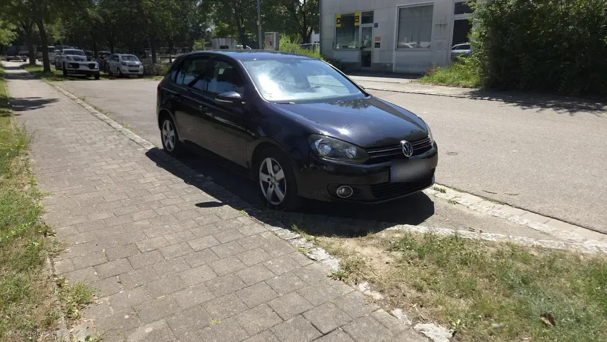 Gebraucht VW Golf VI Team 2010 Schwarz Kleinwagen
