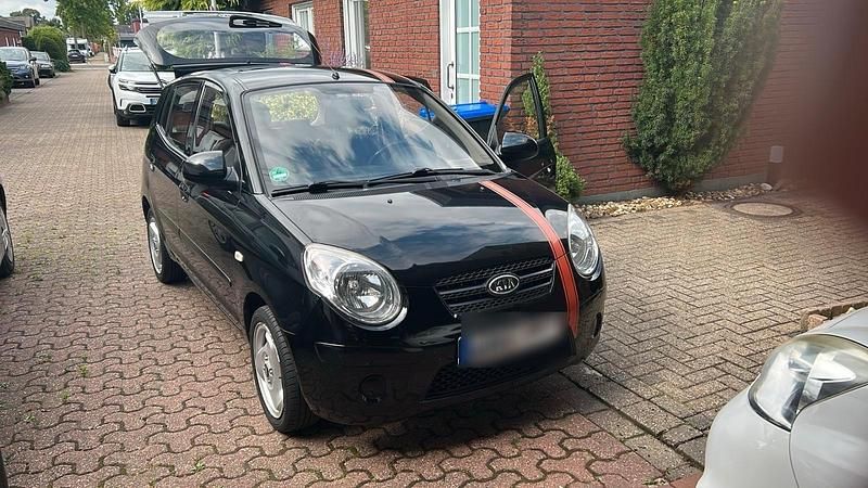 Schwarz Gebraucht 2009 Kia Picanto 2 Kleinwagen | 1.500 € - Bild 1/4