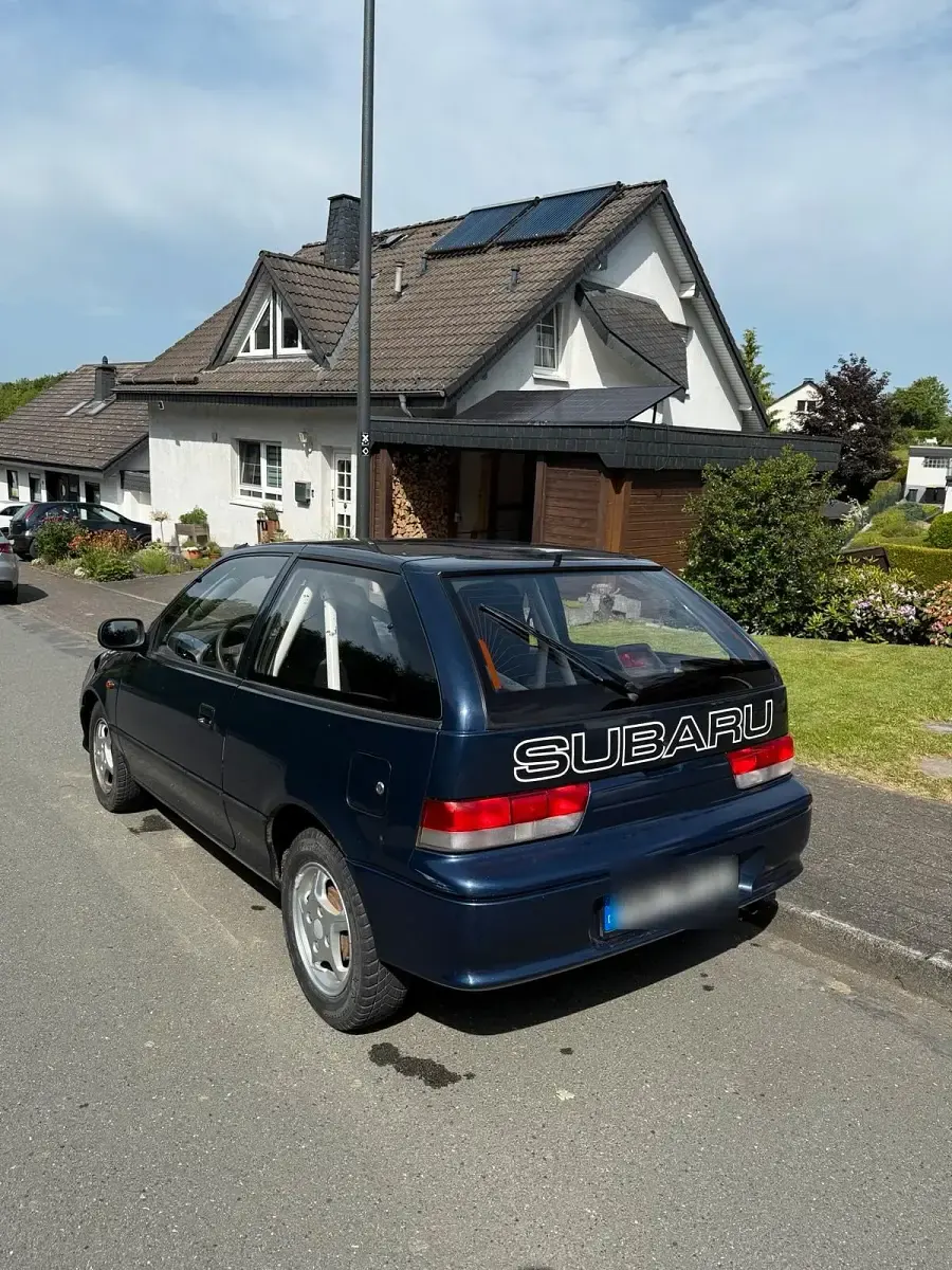 Gebraucht Subaru Justy 86 PS (63 kW) 2002 Blau Kleinwagen