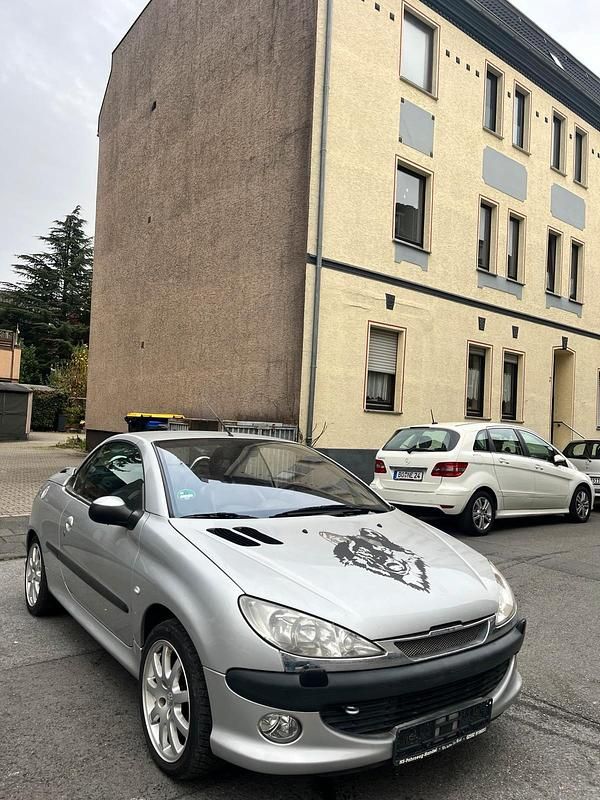 Silber Gebraucht 2003 Peugeot 206 CC Cabrio | 600 € (Superpreis) - Bild 1/4