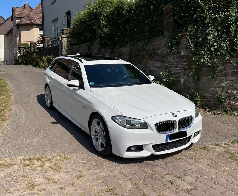 Weiß Gebraucht 2016 BMW 525 M Sport Kombi | 16.699 € (Fairer Preis) - Bild 1/4