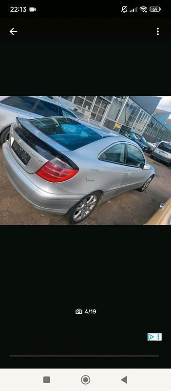 Gebraucht Mercedes C200 163 PS (119 kW) 2002 Silber Coupé