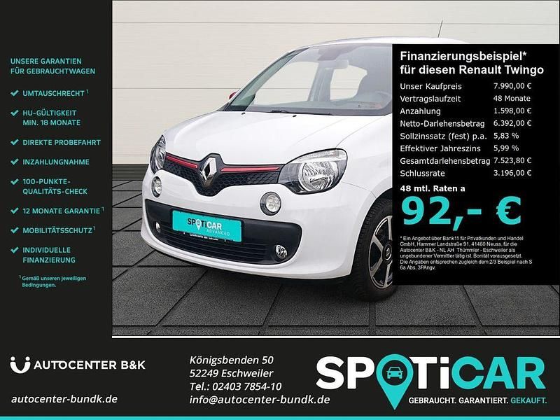 Crystal weiss Gebraucht 2015 Renault Twingo Luxe Kleinwagen | 7.990 € (Etwas zu teuer) - Bild 1/4
