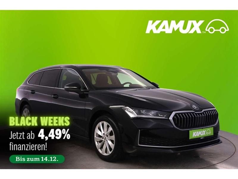 Schwarz Gebraucht 2024 Skoda Superb Selection Kombi | 32.445 € (Superpreis) - Bild 1/3