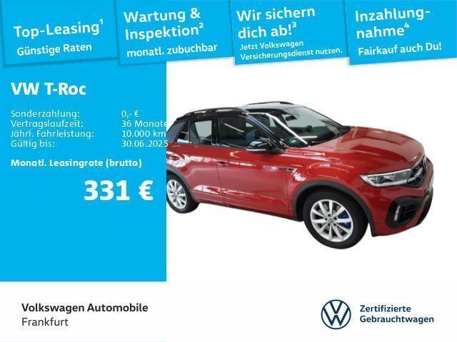 Kings red metallic/schwarz (metallic) Gebraucht 2024 VW T-Roc R SUV | 38.980 € (Fairer Preis) - Bild 1/3